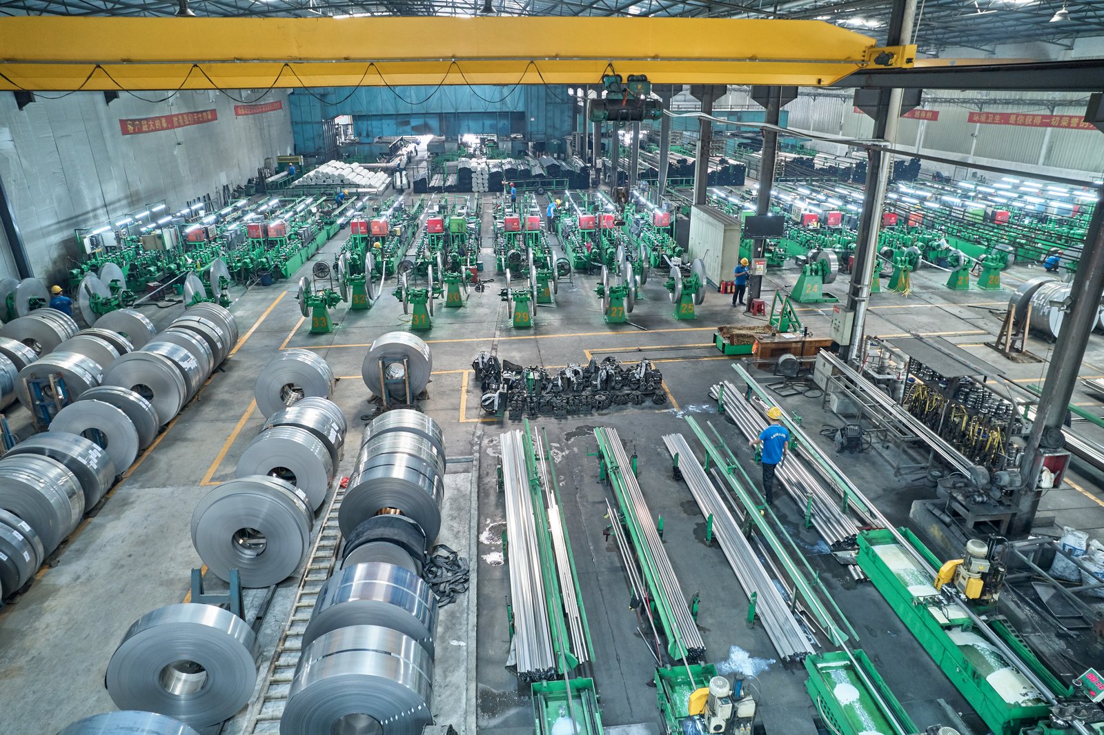 MFY stainless steel coil warehouse and slitting production line with full automation