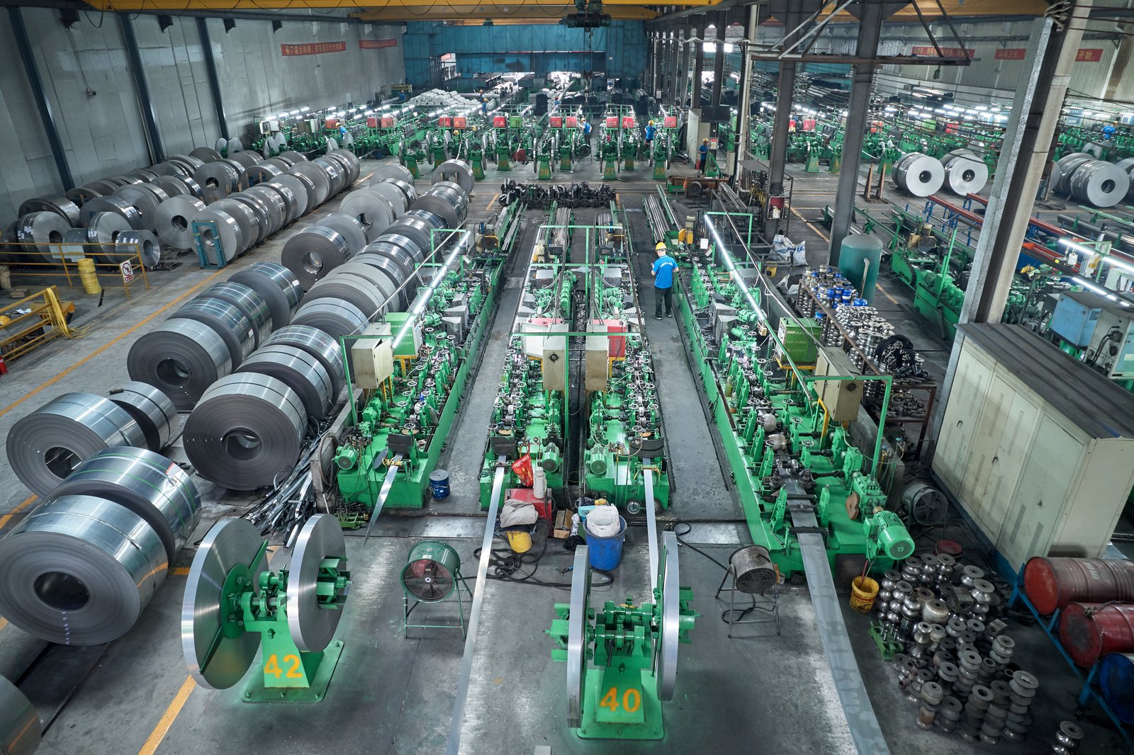 Stainless steel coil production line operated by MFY for global manufacturing clients