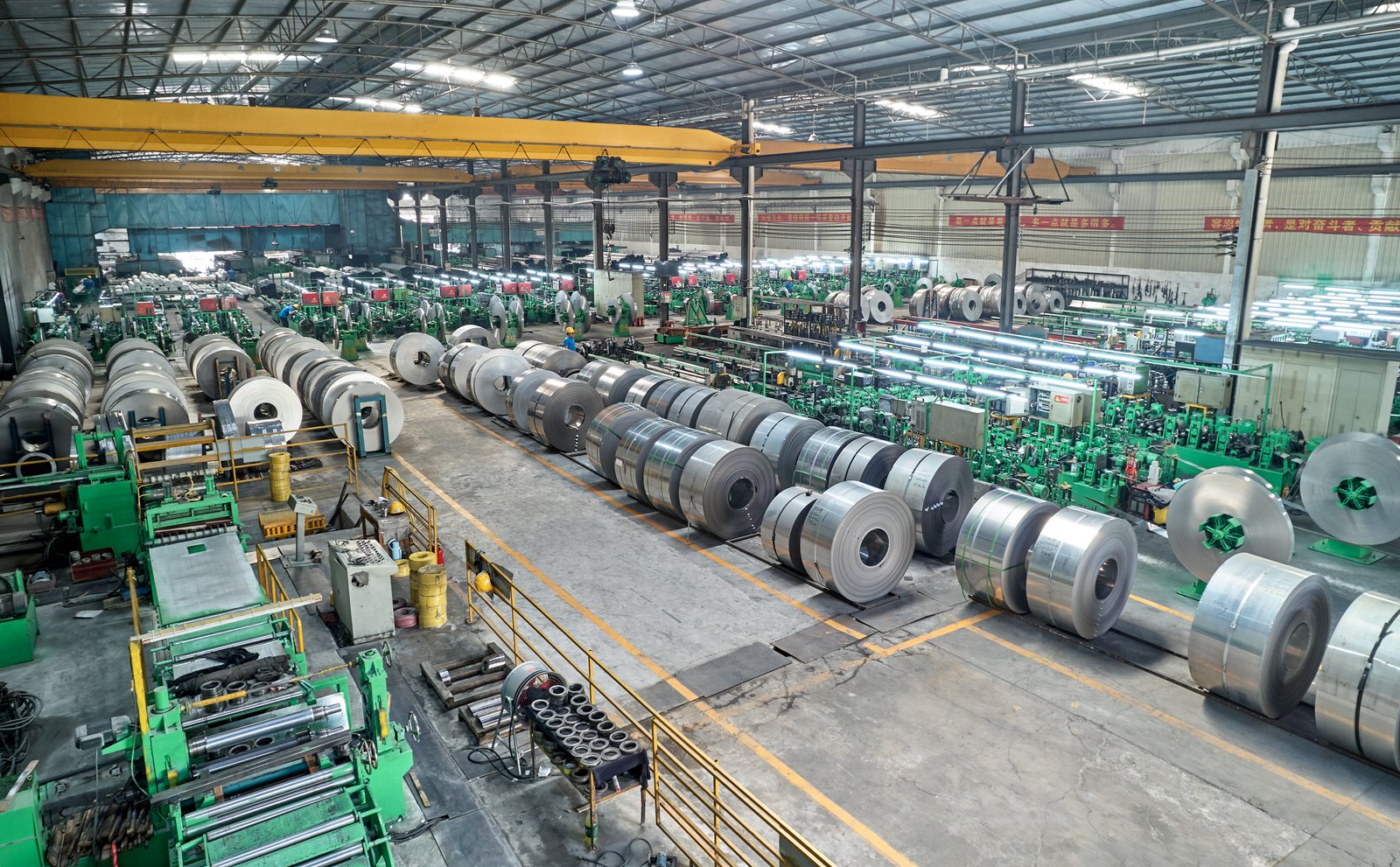 MFY stainless steel coil processing and packaging line showcasing high production capacity