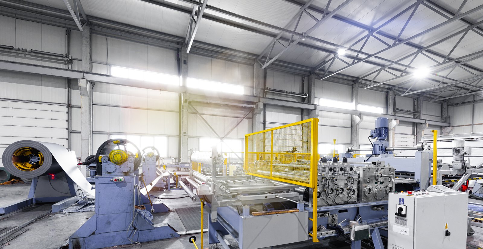 Stainless steel tube welding process with coolant and sparks at MFY's precision forming line